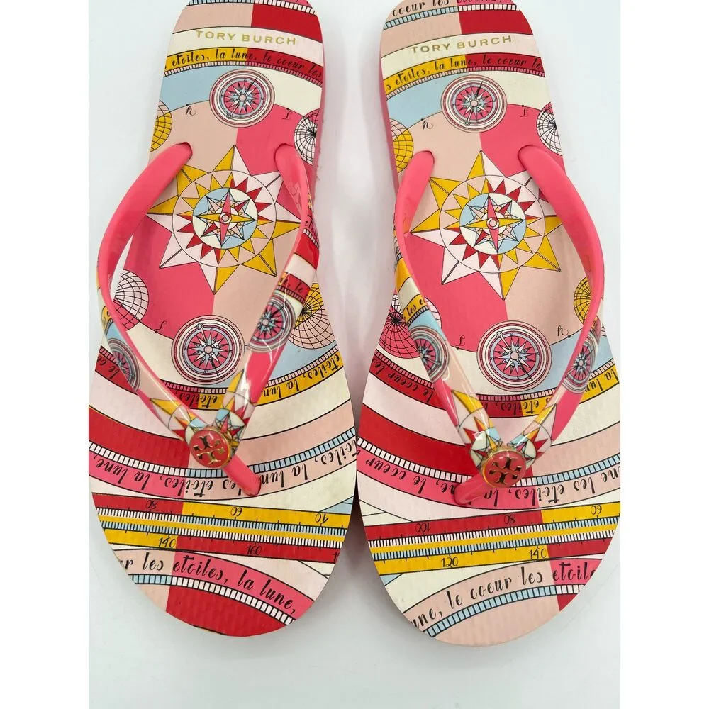 TORY BURCH Size 9.5 Coral Women Sandal